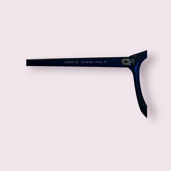 Warby Parker Eyeglasses Edgar 101 Matte Black Square Frames - Picture 5 of 7